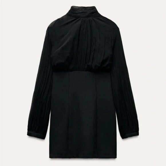 ZARA COMBINATION MINI DRESS - Picture 5 of 8